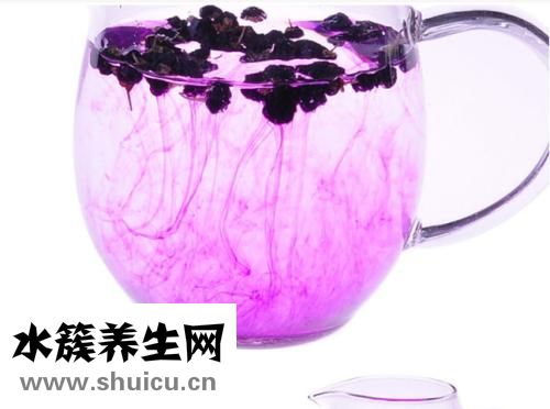 真的黑枸杞泡水(酸性)