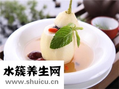 阿膠煮梨