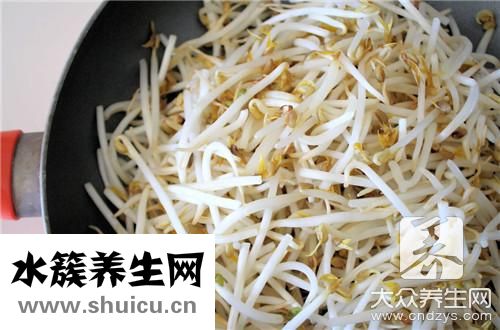 豆芽炒餅絲法