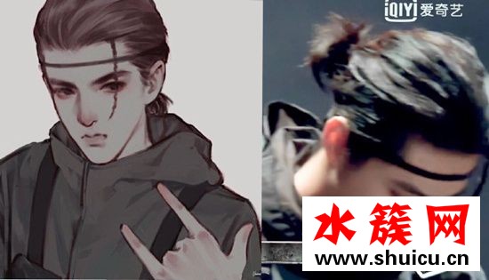 吳亦凡造型像光頭強