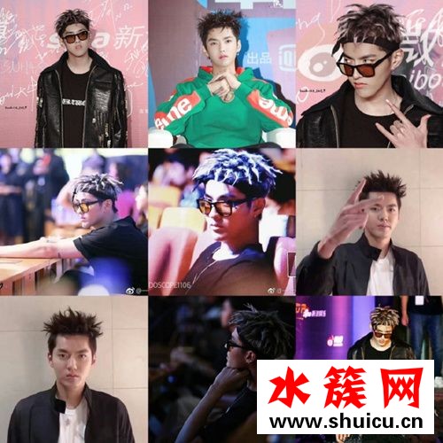 吳亦凡造型像光頭強