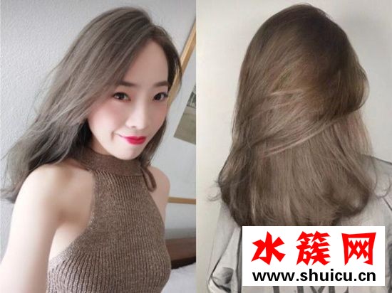 亞麻灰棕色是什么顏色 亞麻棕灰色頭發圖片女 亞麻灰棕色是什么顏色