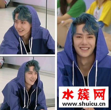 王一博灰藍色頭發圖片欣賞