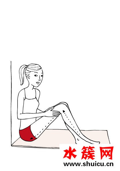 只是運動還不夠！想要練出名模級美腿還要加上按摩 腿粗的人如何瘦腿