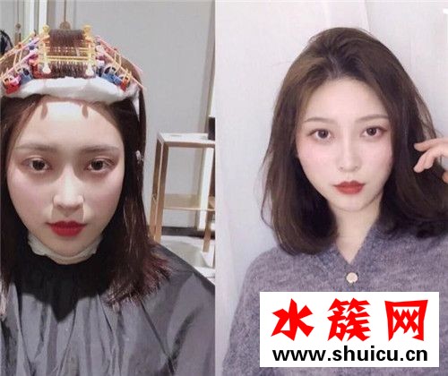 頭發剪短到下巴燙什么發型好 最新流行的短卷發燙發 頭發剪短到下巴燙什么發型好