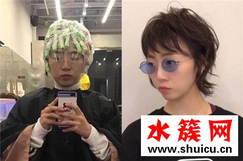 頭發剪短到下巴燙什么發型好 最新流行的短卷發燙發 頭發剪短到下巴燙什么發型好