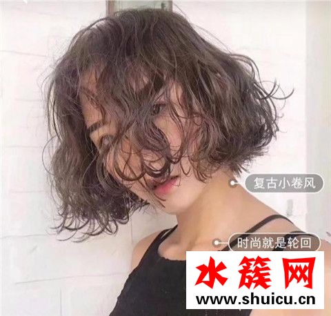 頭發剪短到下巴燙什么發型好 最新流行的短卷發燙發 頭發剪短到下巴燙什么發型好