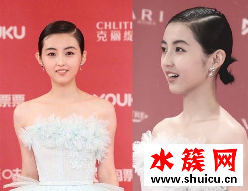 張子楓紅毯發型